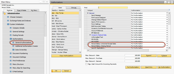 Closing all Accounting Periods in SAP Business One